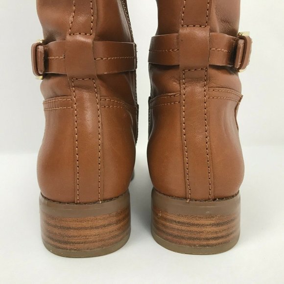 Michael Kors Stockard Leather Knee Tall Riding 5.5 - Picture 5 of 7